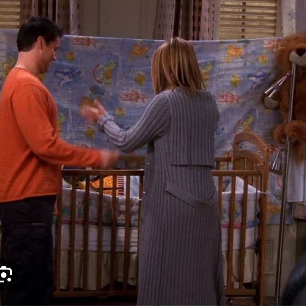 Theory Cable Knit Sweater ASO Rachel Green